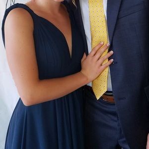 Navy Blue Prom Dress